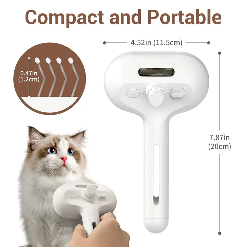 🐾Steam Brush for Pets Long Short Haired