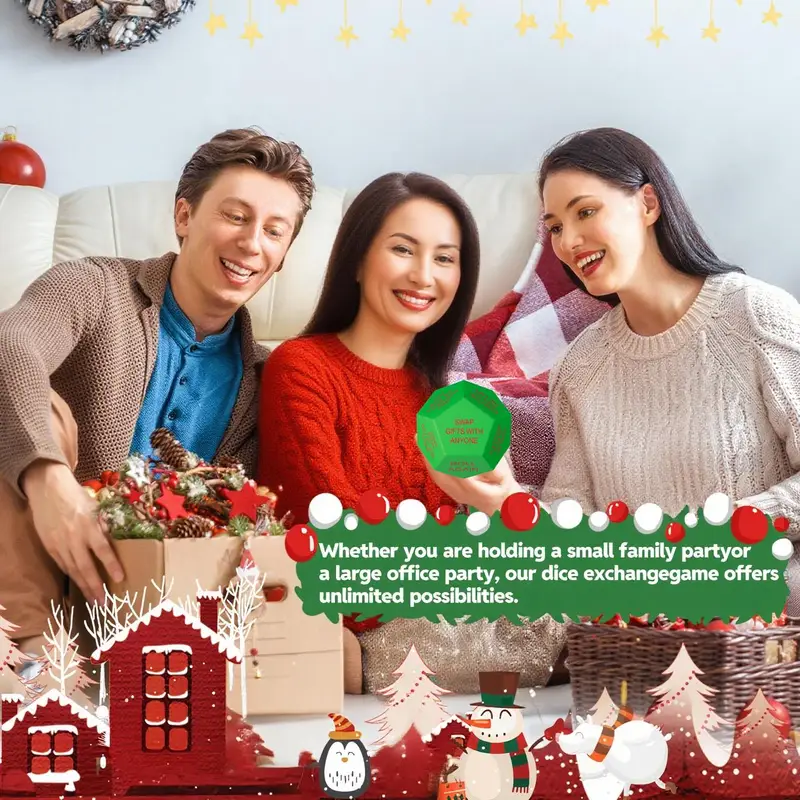 🔥Santa Swap Gift Exchange Dice🎅