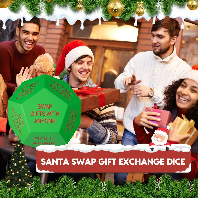 🔥Santa Swap Gift Exchange Dice🎅