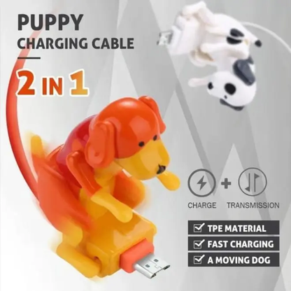 💖✅Funny Dog Charging Cable for Smartphones;