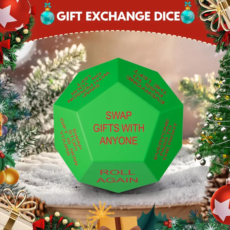 🔥Santa Swap Gift Exchange Dice🎅