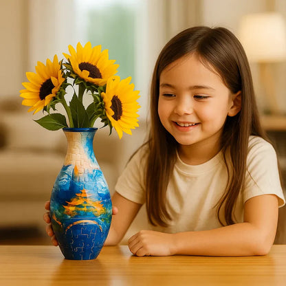 2 Stück kaufen, 60% sparen 🔥🎁 Elegante 3D-Puzzle-Vase