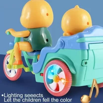 🔥Electric Tricycle with Cartoon Cute Pet Design🐾