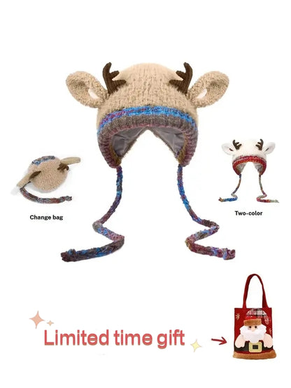 🎄🎅Festive Christmas Antler Hat