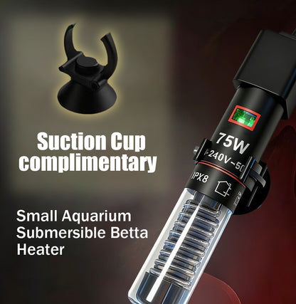 25W Small Aquarium Submersible Betta Heater