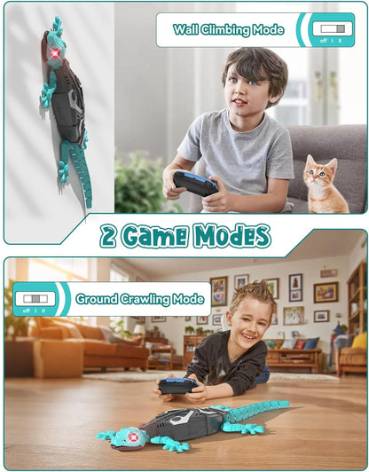 🔥Wall Climbing Lizard,Rechargeable Remote Control Robot Kids Toys