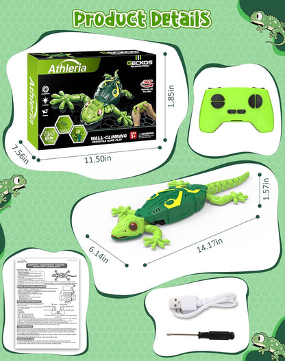 🔥Wall Climbing Lizard,Rechargeable Remote Control Robot Kids Toys