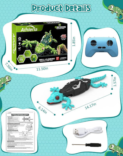 🔥Wall Climbing Lizard,Rechargeable Remote Control Robot Kids Toys