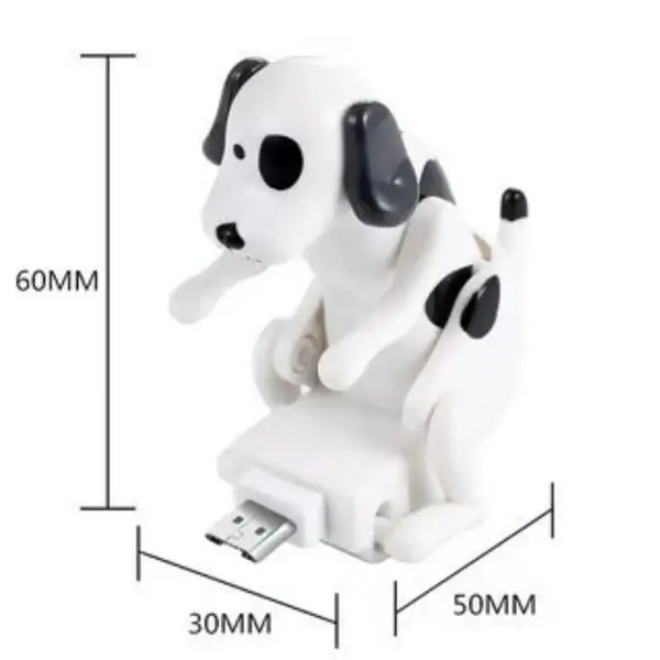 💖✅Funny Dog Charging Cable for Smartphones;
