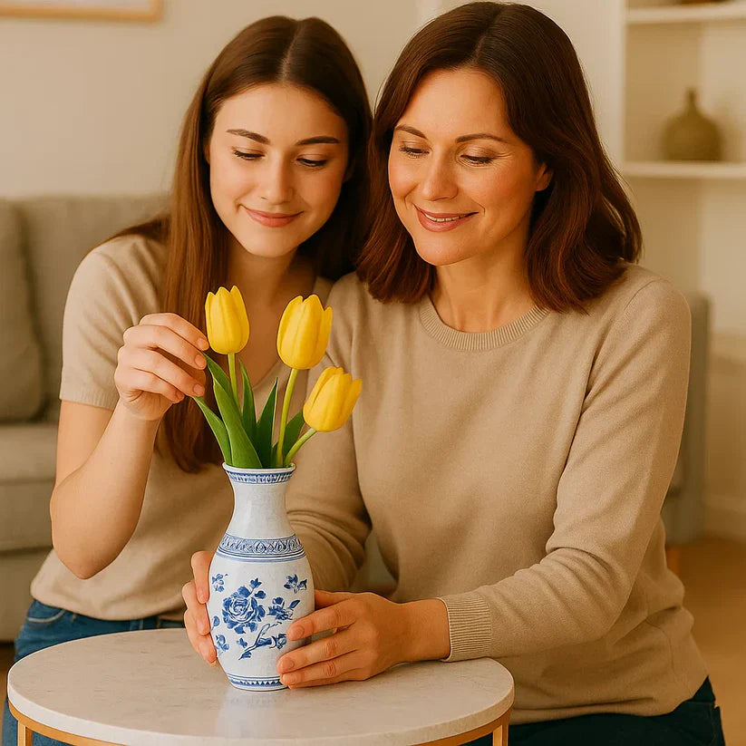 2 Stück kaufen, 60% sparen 🔥🎁 Elegante 3D-Puzzle-Vase