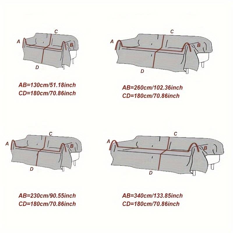 lusailstore - christmas themed sofa cover