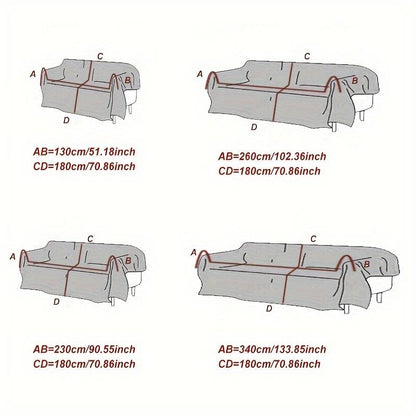 lusailstore - christmas themed sofa cover